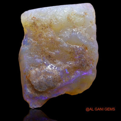 21.00 Cts Natural Australian Fire Opal Loose Gemstone Fancy Rough 25x20x7 mm R-426