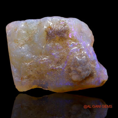 21.00 Cts Natural Australian Fire Opal Loose Gemstone Fancy Rough 25x20x7 mm R-426