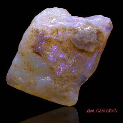 21.00 Cts Natural Australian Fire Opal Loose Gemstone Fancy Rough 25x20x7 mm R-426