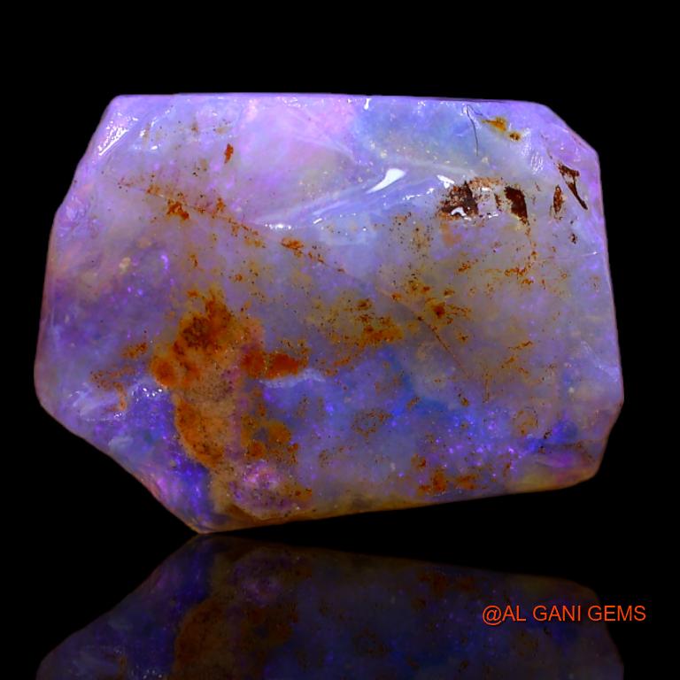 8.00 Cts Natural Australian Fire Opal Fancy Rough Loose Gemstone For Jewelry 18x13x4 mm R-429