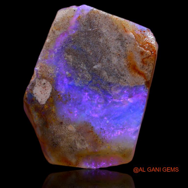 8.00 Cts Natural Australian Fire Opal Fancy Rough Loose Gemstone For Jewelry 18x13x4 mm R-429