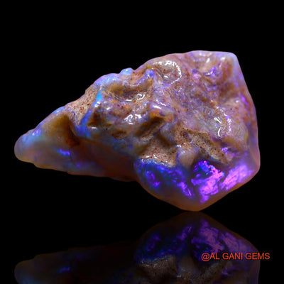 12.80 Cts Natural Australian Fire Opal Loose Gemstone Fancy Rough 24x15x10 mm R-434