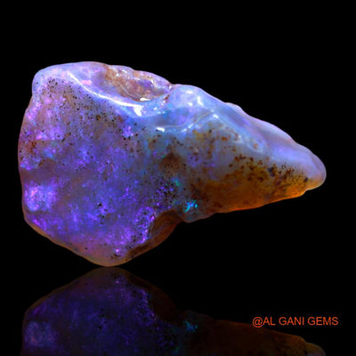 12.80 Cts Natural Australian Fire Opal Loose Gemstone Fancy Rough 24x15x10 mm R-434