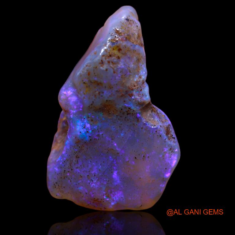 12.80 Cts Natural Australian Fire Opal Loose Gemstone Fancy Rough 24x15x10 mm R-434