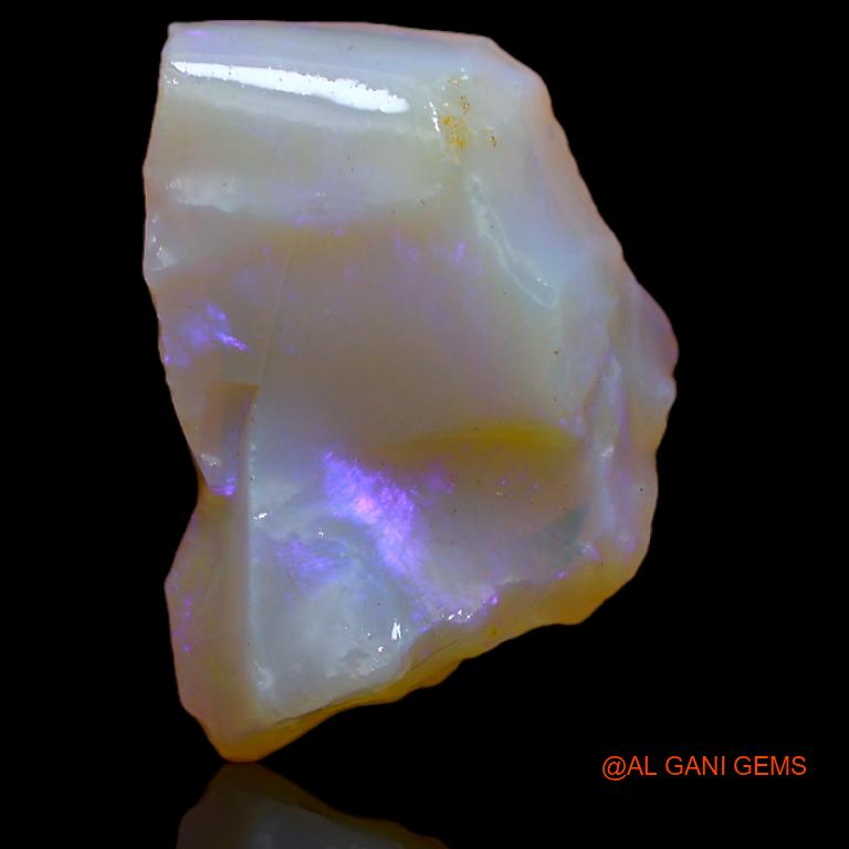 Natural Fire Opal Gemstone 10.00 Cts Loose Fancy Rough From Australia 20x14x6 mm R-435
