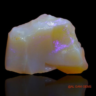 Natural Fire Opal Gemstone 10.00 Cts Loose Fancy Rough From Australia 20x14x6 mm R-435