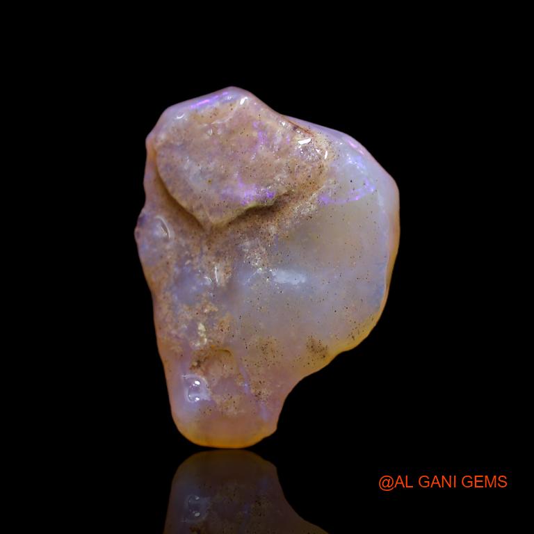 16.70 Cts Natural Australian Fire Opal Loose Gemstone Fancy Rough 27x20x6 mm R-438
