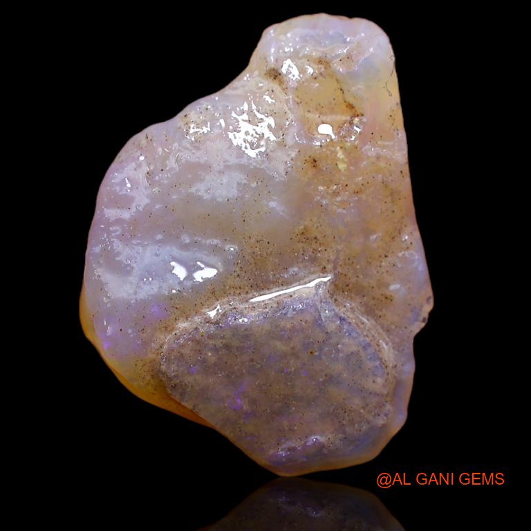 16.70 Cts Natural Australian Fire Opal Loose Gemstone Fancy Rough 27x20x6 mm R-438