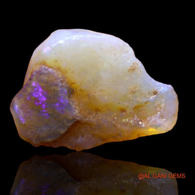 16.70 Cts Natural Australian Fire Opal Loose Gemstone Fancy Rough 27x20x6 mm R-438