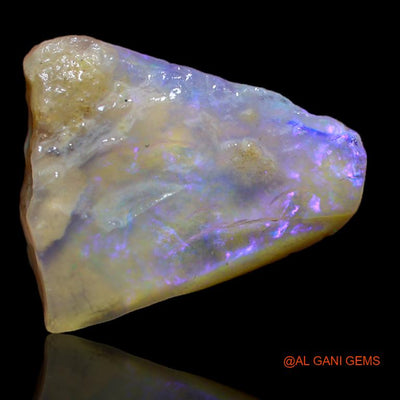 Natural Untreated Fire Opal Loose Gemstone Fancy Rough From Australia 13.00 Cts 20x17x8 mm R-440