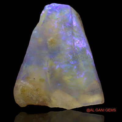 Natural Untreated Fire Opal Loose Gemstone Fancy Rough From Australia 13.00 Cts 20x17x8 mm R-440