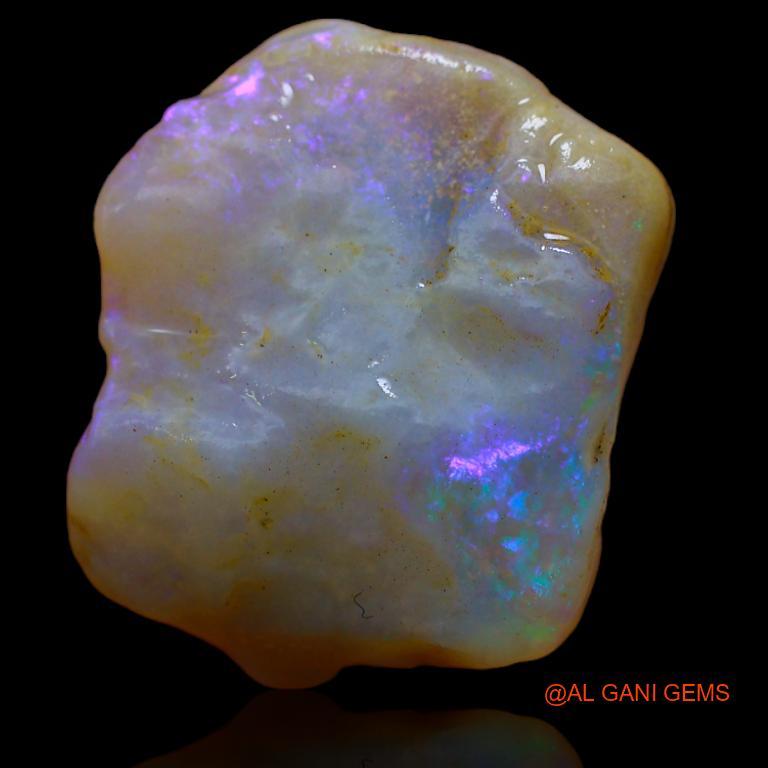 13.00 Cts Natural Australian Fire Opal Fancy Rough Loose Gemstone For Jewelry 20x17x7 mm R-441
