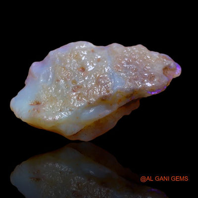 17.00 Cts Natural Australian Fire Opal Loose Gemstone Fancy Rough 34x19x6 mm R-445
