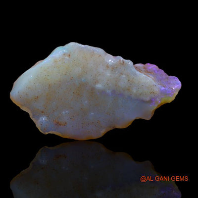 17.00 Cts Natural Australian Fire Opal Loose Gemstone Fancy Rough 34x19x6 mm R-445