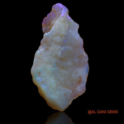 17.00 Cts Natural Australian Fire Opal Loose Gemstone Fancy Rough 34x19x6 mm R-445