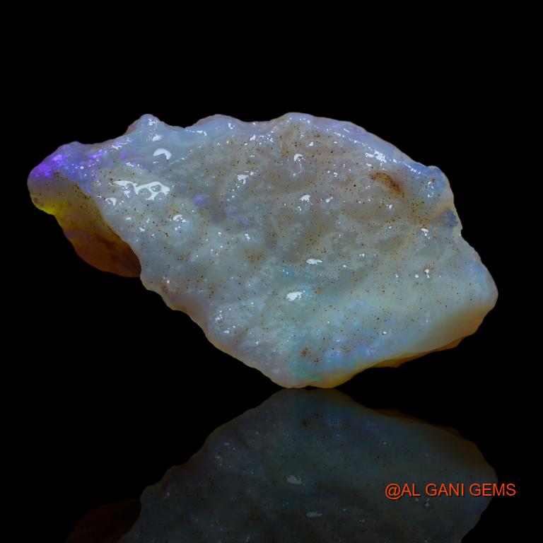 17.00 Cts Natural Australian Fire Opal Loose Gemstone Fancy Rough 34x19x6 mm R-445