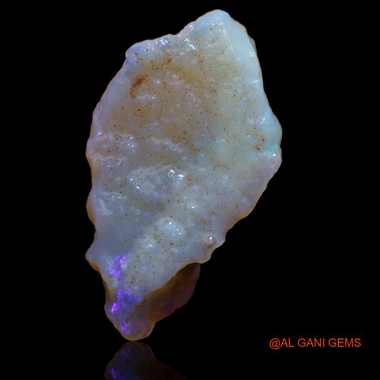 17.00 Cts Natural Australian Fire Opal Loose Gemstone Fancy Rough 34x19x6 mm R-445