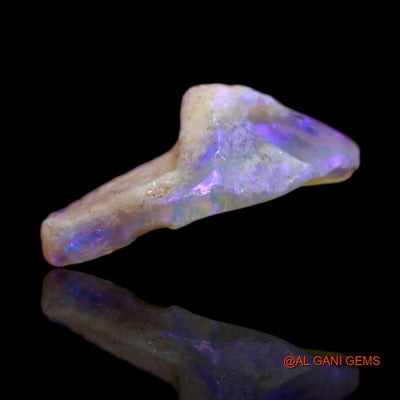 Natural Fire Opal Gemstone 2.85 Cts Loose Fancy Rough From Australia 8x4x3 mm R-44