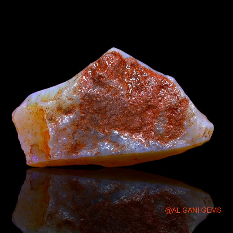 18.00 Cts Unheated Australian Fire Opal Loose Gemstone Fancy Rough Natural 29x18x7 mm R-450