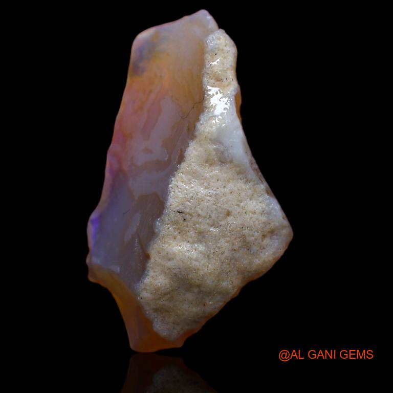12.00 Cts Natural Australian Fire Opal Loose Gemstone Fancy Rough 26x16x7 mm R-460