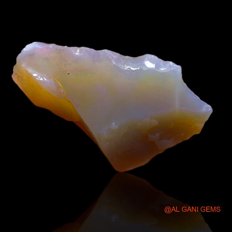 12.00 Cts Natural Australian Fire Opal Loose Gemstone Fancy Rough 26x16x7 mm R-460