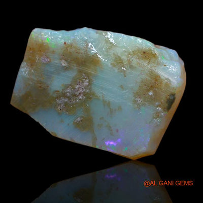10.00 Cts Natural Australian Fire Opal Loose Gemstone Fancy Rough 20x15x4 mm R-461