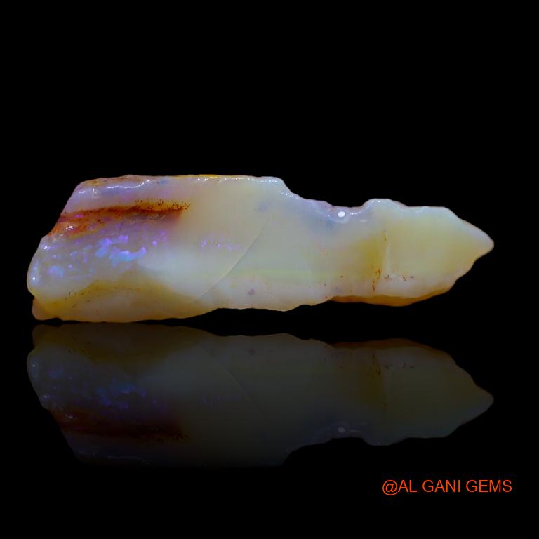 15.00 Cts Natural Australian Fire Opal Loose Gemstone Fancy Rough 30x10x9 mm R-463
