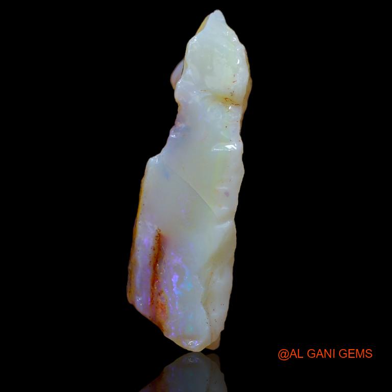 15.00 Cts Natural Australian Fire Opal Loose Gemstone Fancy Rough 30x10x9 mm R-463