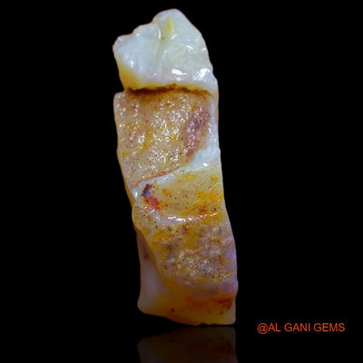 15.00 Cts Natural Australian Fire Opal Loose Gemstone Fancy Rough 30x10x9 mm R-463