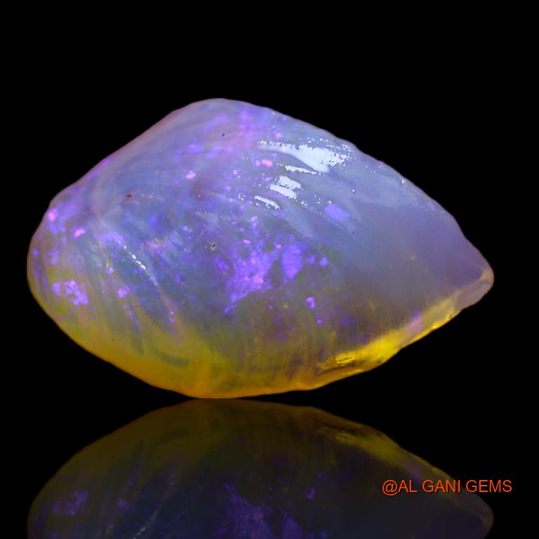 5.00 Cts Natural Australian Fire Opal Fancy Rough Loose Gemstone For Jewelry 20x12x5 mm R-469