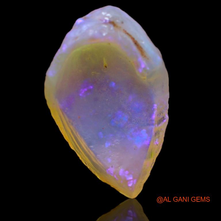 5.00 Cts Natural Australian Fire Opal Fancy Rough Loose Gemstone For Jewelry 20x12x5 mm R-469