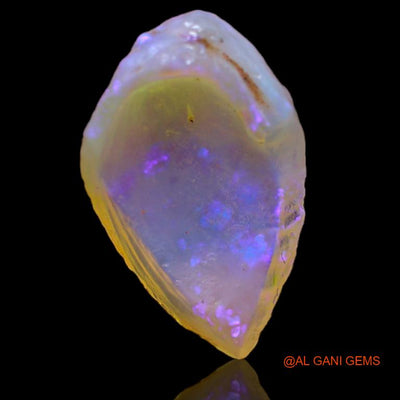 5.00 Cts Natural Australian Fire Opal Fancy Rough Loose Gemstone For Jewelry 20x12x5 mm R-469