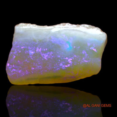 6.00 Cts Natural Australian Fire Opal Loose Gemstone Fancy Rough 18x11x5 mm R-470