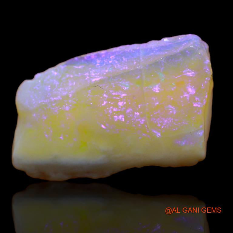 6.00 Cts Natural Australian Fire Opal Loose Gemstone Fancy Rough 18x11x5 mm R-470