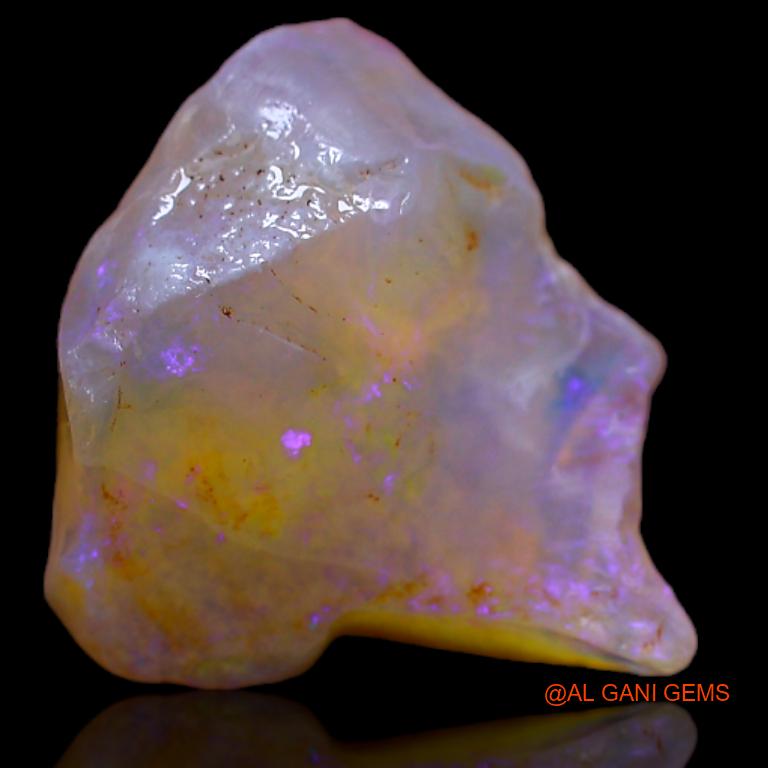 5.00 Cts Natural Australian Fire Opal Loose Gemstone Fancy Rough 15x13x6 mm R-474