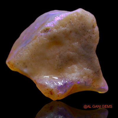5.00 Cts Natural Australian Fire Opal Loose Gemstone Fancy Rough 15x13x6 mm R-474