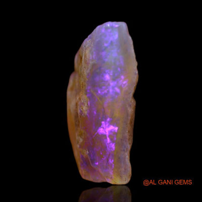 Natural Untreated Fire Opal Loose Gemstone Fancy Rough From Australia 7.00 Cts 17x11x6 mm R-476
