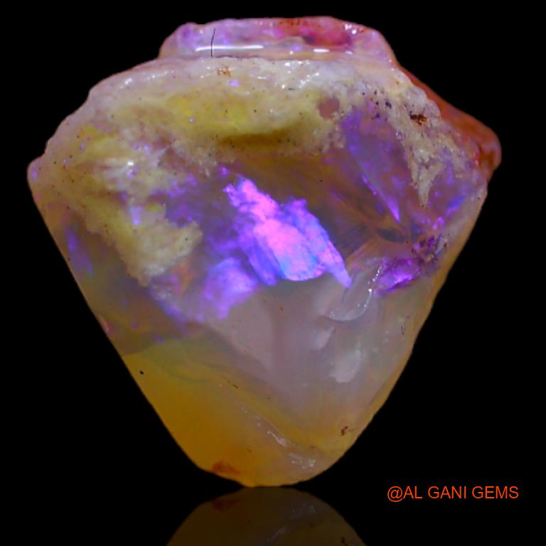 6.00 Cts Natural Australian Fire Opal Fancy Rough Loose Gemstone For Jewelry 12x11x10 mm R-478