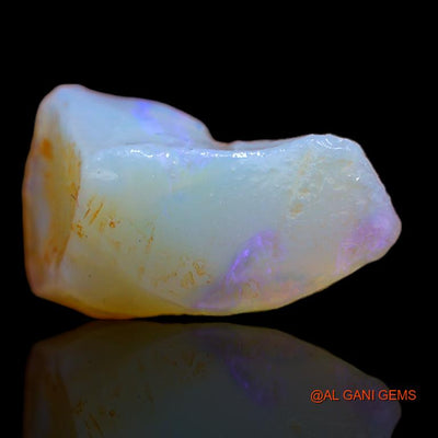 Natural Untreated Fire Opal Loose Gemstone Fancy Rough From Australia 10.00 Cts 16x13x1 mm R-483