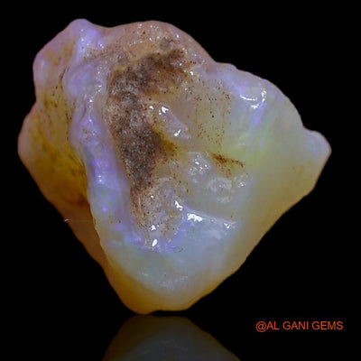 11.00 Cts Natural Australian Fire Opal Loose Gemstone Fancy Rough 16x15x11 mm R-484