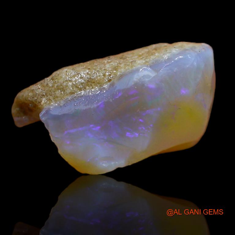 12.00 Cts Natural Australian Fire Opal Fancy Rough Loose Gemstone For Jewelry 18x14x10 mm R-486