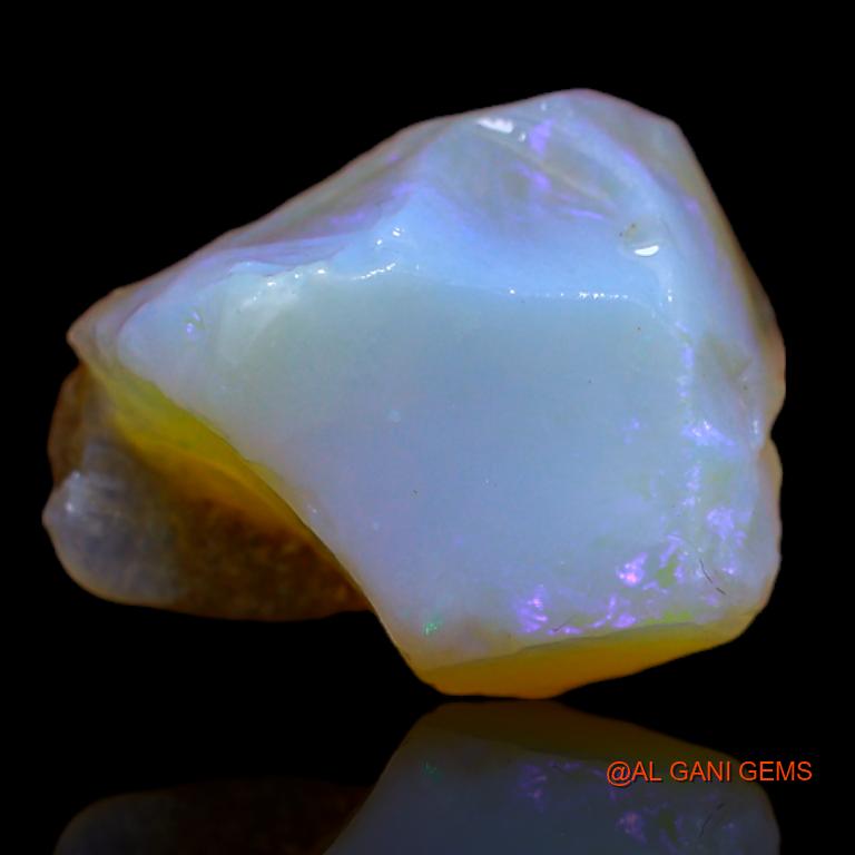 12.00 Cts Natural Australian Fire Opal Fancy Rough Loose Gemstone For Jewelry 18x14x10 mm R-486