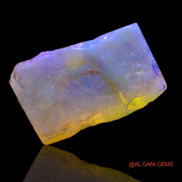 5.00 Cts Natural Australian Fire Opal Loose Gemstone Fancy Rough 14x9x5 mm R-491