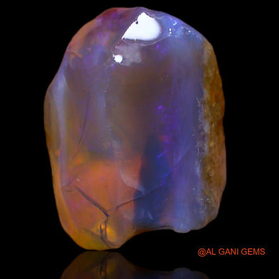 Natural Fire Opal Gemstone 8.60 Cts Loose Fancy Rough From Australia 13x11x10 mm R-493