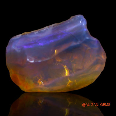 Natural Fire Opal Gemstone 8.60 Cts Loose Fancy Rough From Australia 13x11x10 mm R-493
