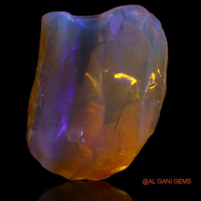 Natural Fire Opal Gemstone 8.60 Cts Loose Fancy Rough From Australia 13x11x10 mm R-493