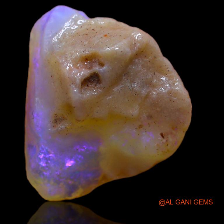 6.00 Cts Unheated Australian Fire Opal Loose Gemstone Fancy Rough Natural 15x13x7 mm R-494