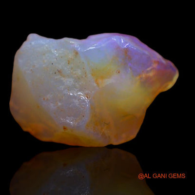 5.00 Cts Natural Australian Fire Opal Loose Gemstone Fancy Rough 14x10x6 mm R-495