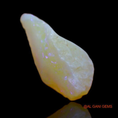 6.60 Cts Natural Australian Fire Opal Loose Gemstone Fancy Rough 19x10x7 mm R-49