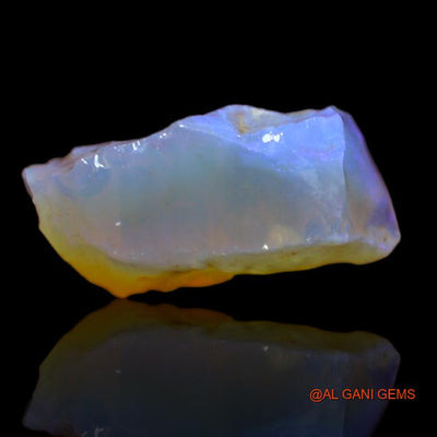 Natural Untreated Fire Opal Loose Gemstone Fancy Rough From Australia 5.00 Cts 15x10x6 mm R-500